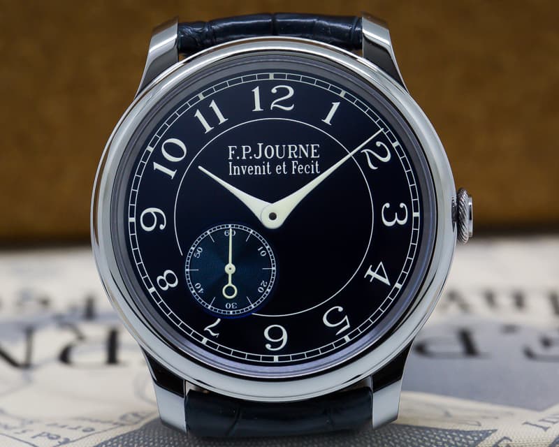F. P. Journe Chronometre Bleu Tantalum Blue Dial 
