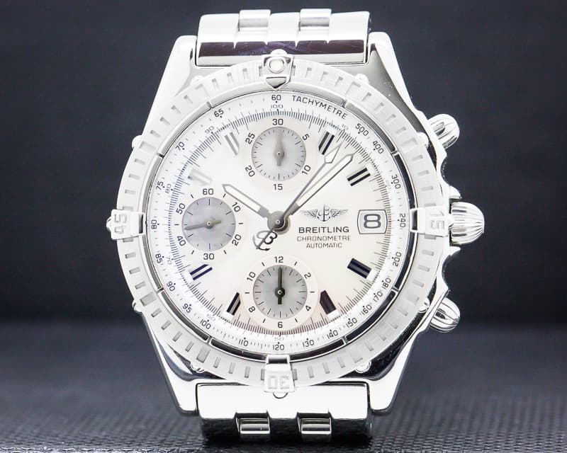 Breitling Chronomat Chronograph MOP Dial SS