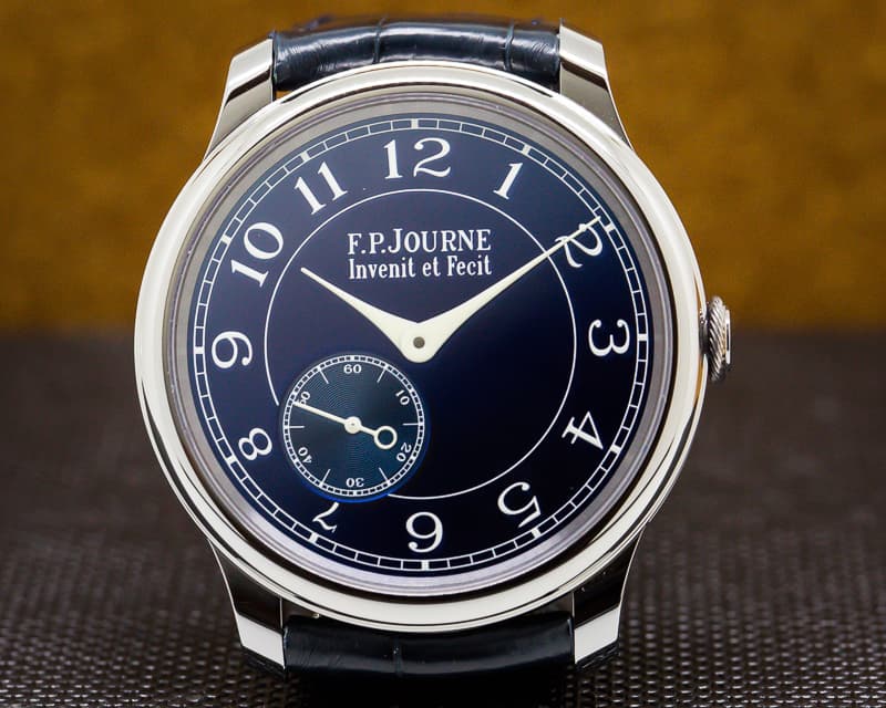 F. P. Journe Chronometre Bleu Tantalum Blue Dial UNWORN