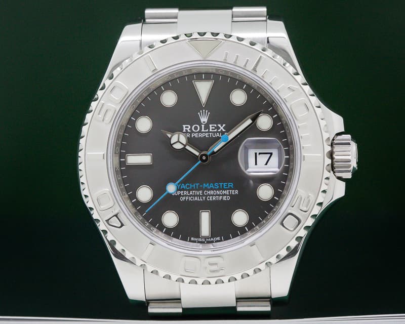 Rolex Yacht Master SS Rhodium Dial / Platinum Bezel