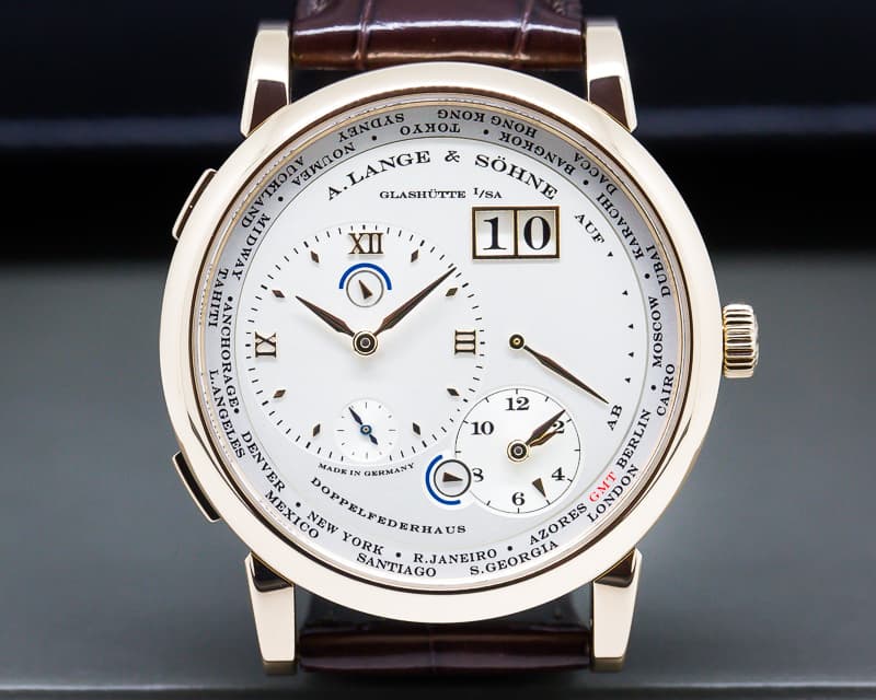 A. Lange and Sohne Lange 1 Time Zone 18K Rose Gold 