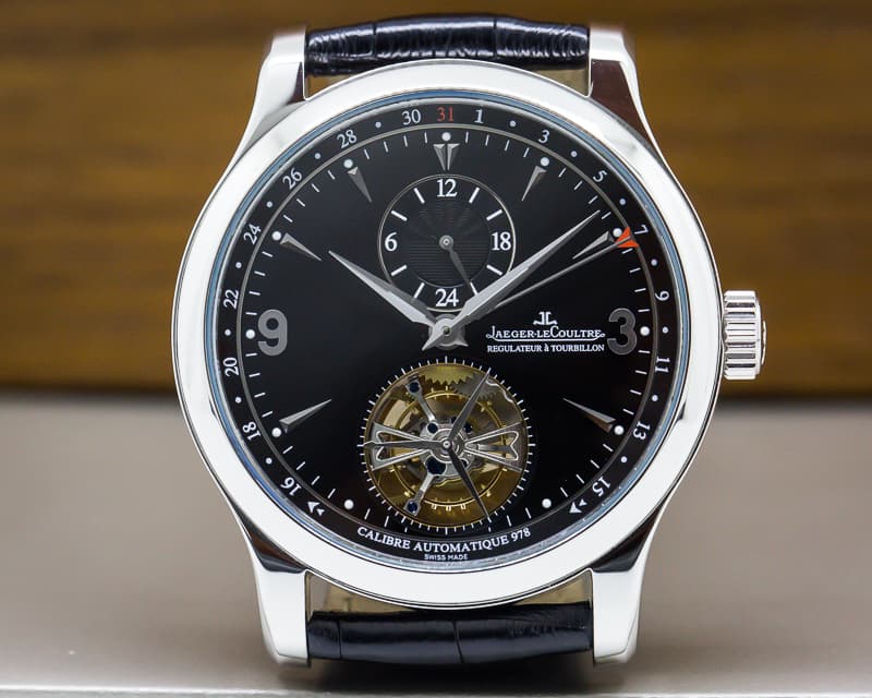 Jaeger LeCoultre Master Grand Tourbillon Platinum Black Dial  Limited Edition