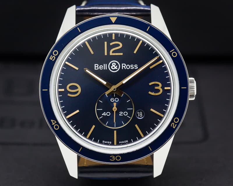 Bell & Ross Heritage Blue Dial Central Seconds