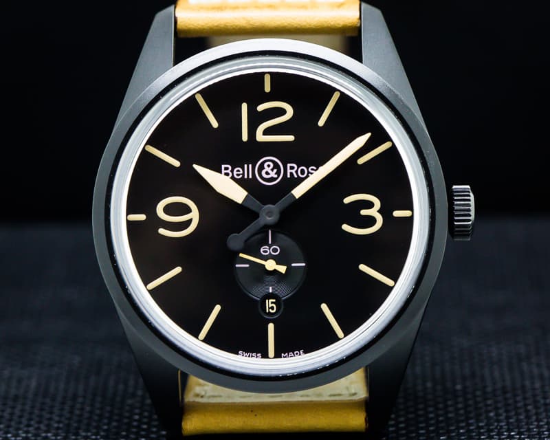Bell & Ross Vintage BR123 Original Black PVD Black Dial