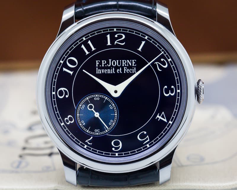F. P. Journe Chronometre Bleu Tantalum Blue Dial 