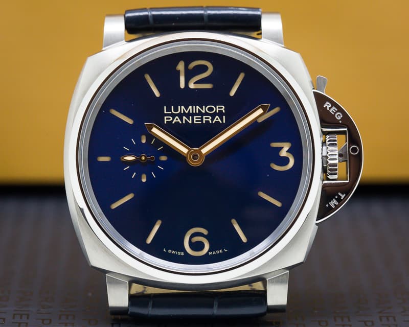 Panerai Luminor Due 3 Days Titanio Blue Dial