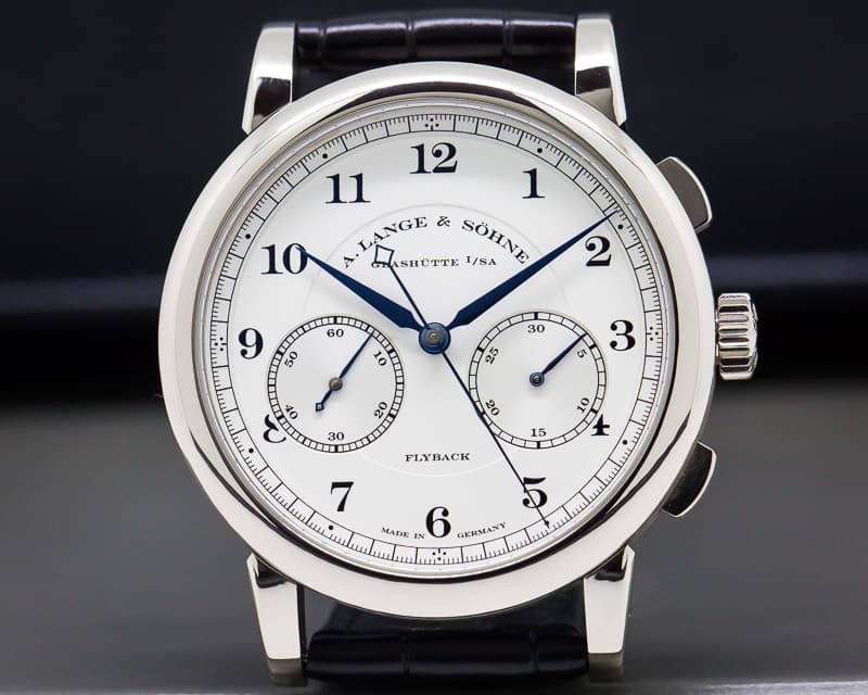 A. Lange and Sohne 1815 Chronograph 18K White Gold 