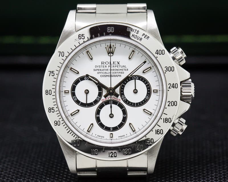 Rolex Daytona SS White Dial Zenith Movement INVERTED 6