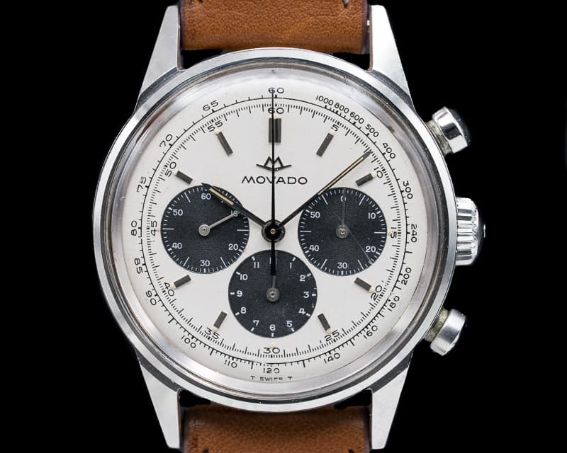 Movado Vintage Subsea M95 PANDA Chronograph Borgel Case 