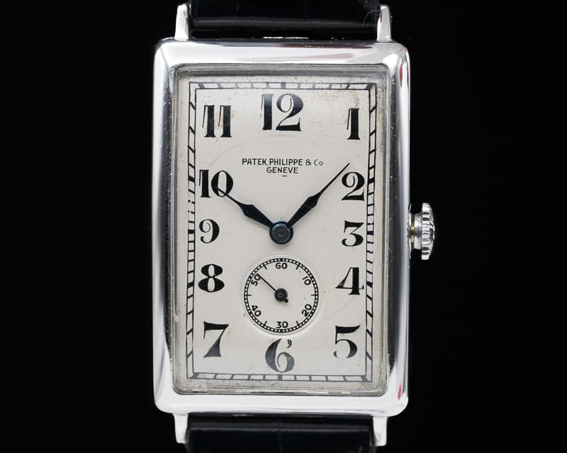 Patek Philippe Vintage Gondolo White Gold Circa 1927 RARE