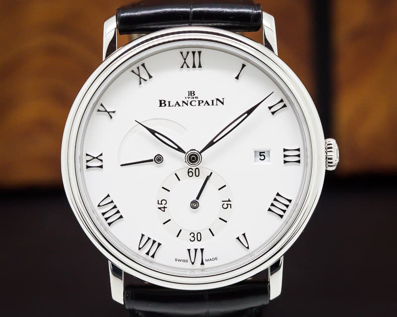 Blancpain Villeret Small Seconds Date & Power Reserve SS Manual Wind 40MM