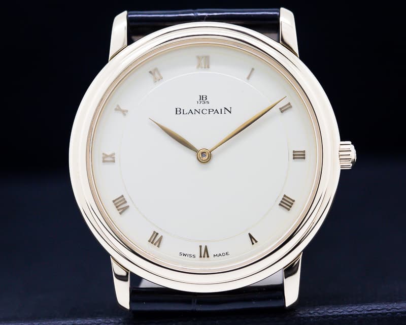 Blancpain Villeret Ultra Slim "Off Center Caliber 71" 18K Rose Gold