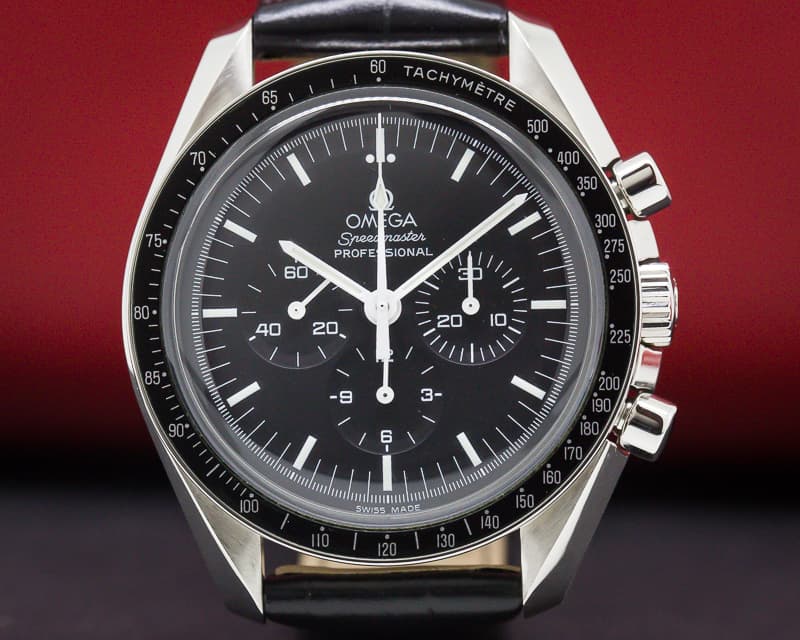 Omega Speedmaster Professional Black Dial SS 