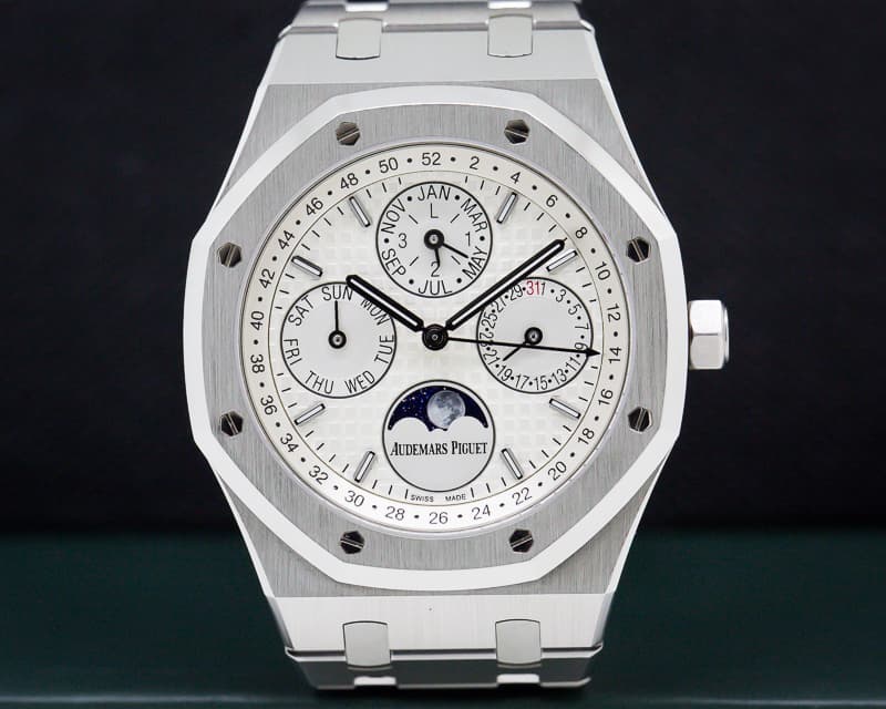Audemars Piguet Royal Oak Perpetual Calendar SS Silver Dial  NEW MODEL 