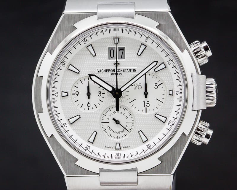 Vacheron Constantin Overseas Chronograph White Dial SS / SS  