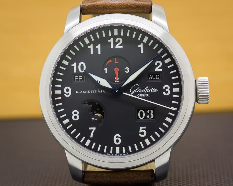 Glashutte Original Navigator Perpetual Steel Black Dial