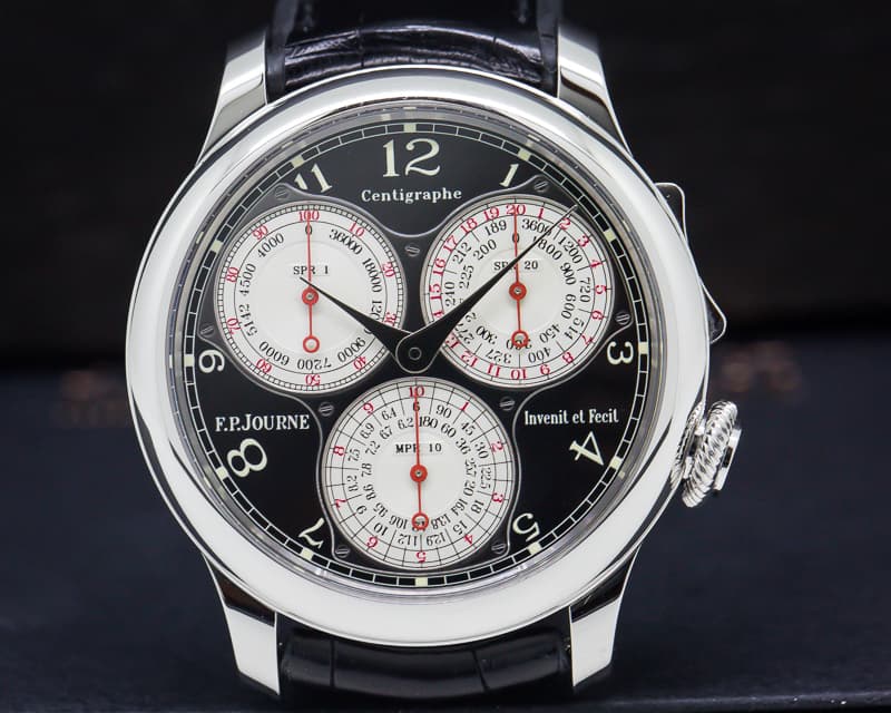 F.P. Journe Centigraphe Souverain Platinum Black Label Series RARE