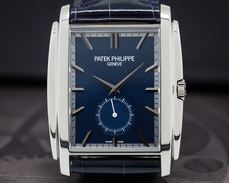 Patek Philippe Gondolo 18K White Gold Blue Dial Manual Wind 