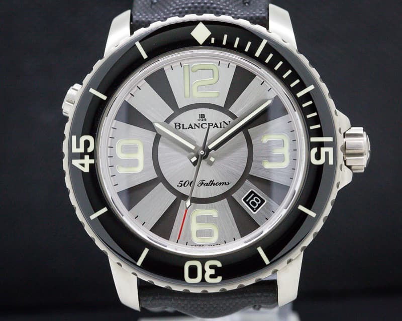 Blancpain 500 Fathoms Titanium Silver Dial Limited Edition to 50 Pieces