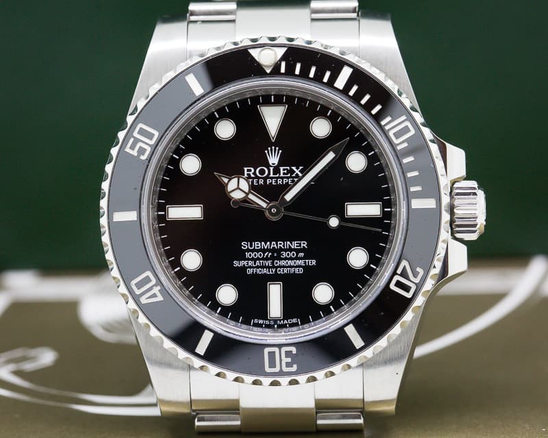 Rolex Submariner No Date Ceramic Bezel SS