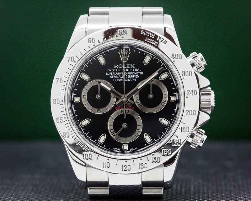 Rolex Daytona Black Dial SS / SS