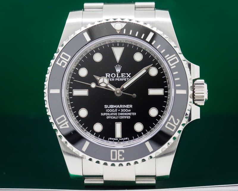 Rolex Submariner No Date Ceramic Bezel SS