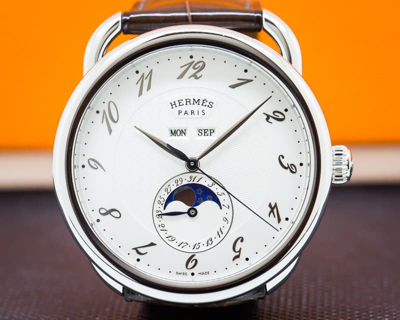 Hermes Arceau Grande Lune Automatic 43mm SS