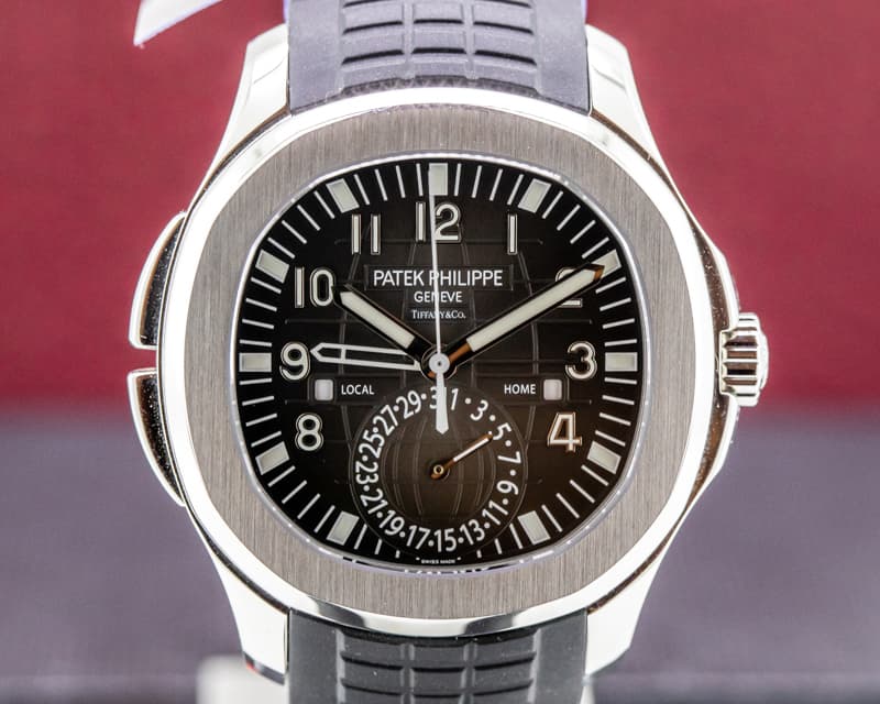 Patek Philippe Aquanaut Travel Time 5164A "TIFFANY & CO" SS / Rubber
