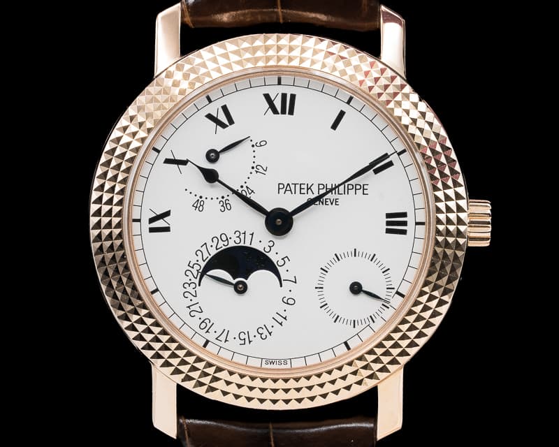 Patek Philippe Cortina Jubilee 18K Rose Gold Hobnail Bezel LIMITED