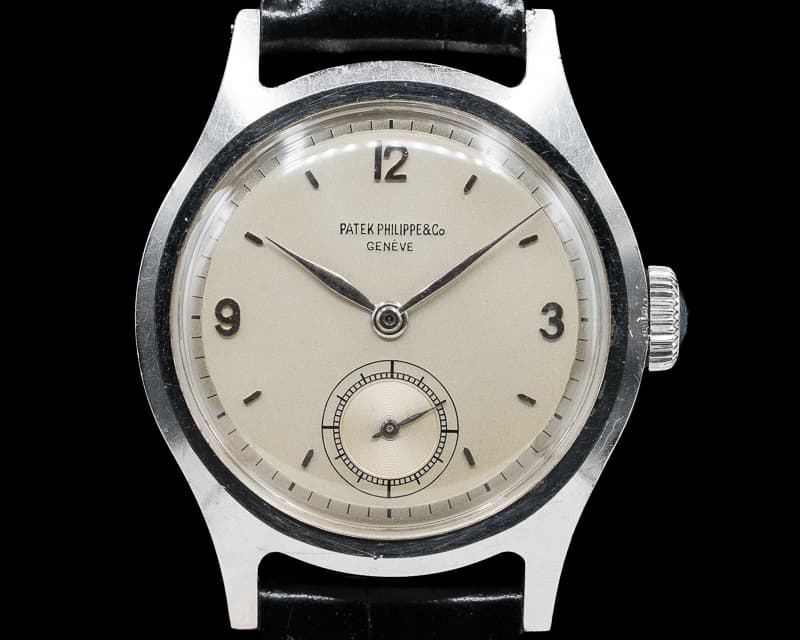 Patek Philippe 565 Stainless Steel Calatrava / 2 Tone Dial WOW 