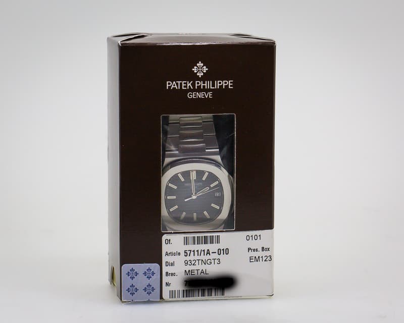 Patek Philippe Jumbo Nautilus Blue Dial SS DOUBLE SEALED