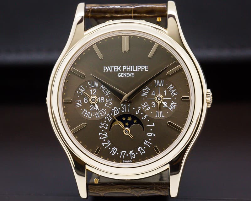 Patek Philippe Perpetual Calendar Brown Dial 18K Rose Gold