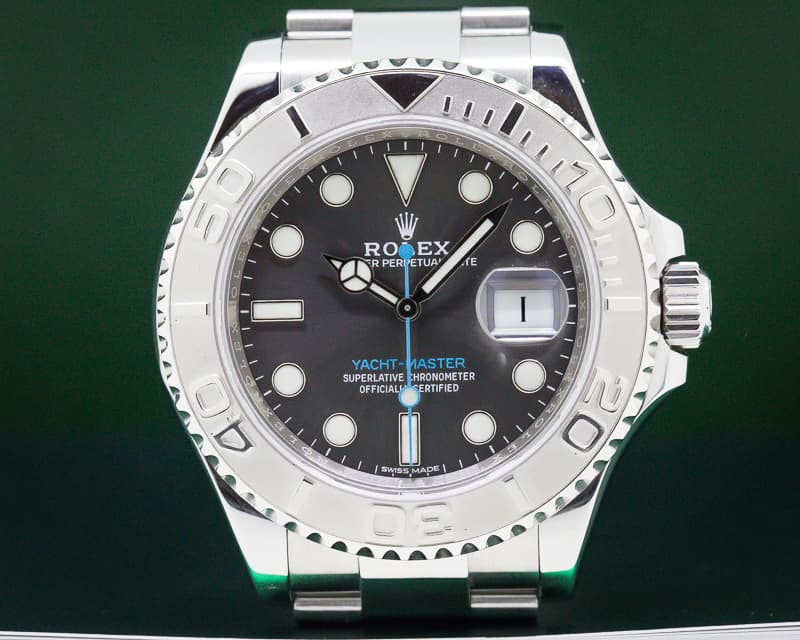 Rolex Yacht Master SS Rhodium Dial / Platinum Bezel
