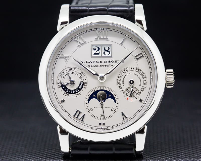 A. Lange and Sohne Langematik Perpetual 
Platinum