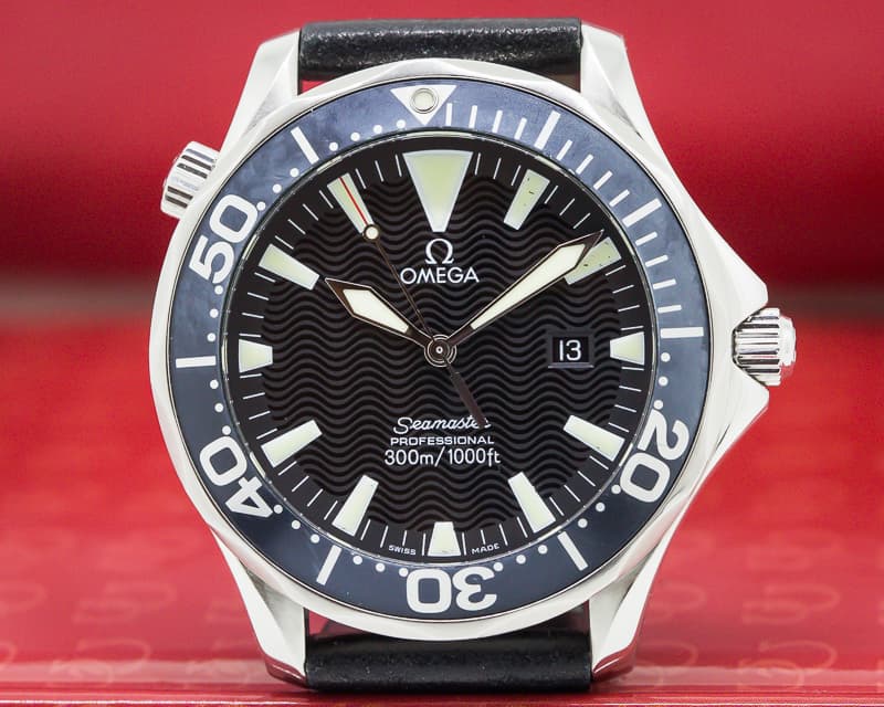 Omega Seamaster Professional Black Dial SS Quartz