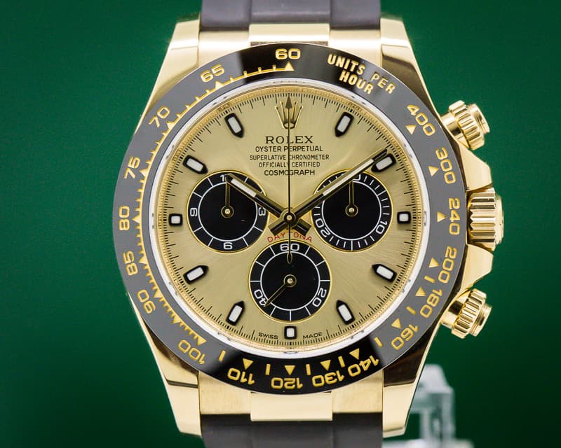Rolex Cosmograph Daytona Ceramic 18K Yellow Gold / Champagne Dial 