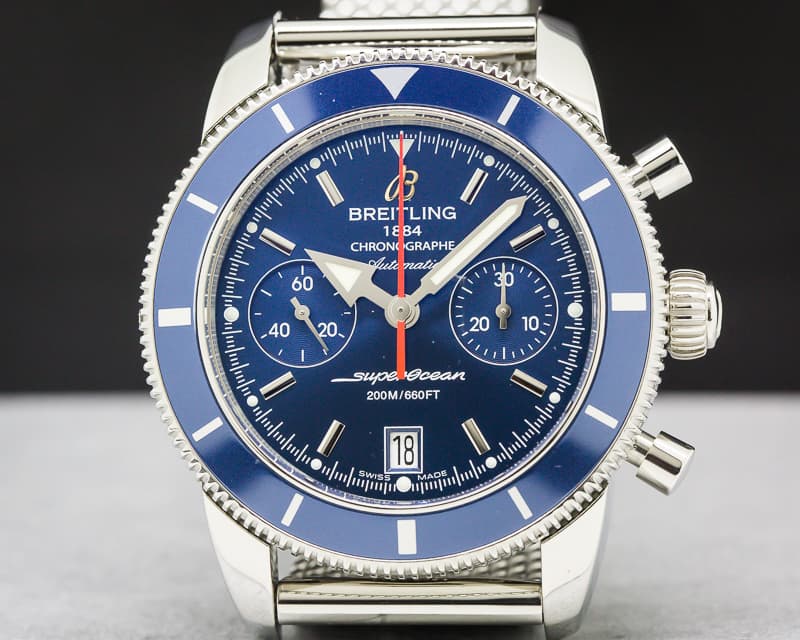 Breitling SuperOcean Heritage Chronograph Blue Dial SS / SS
