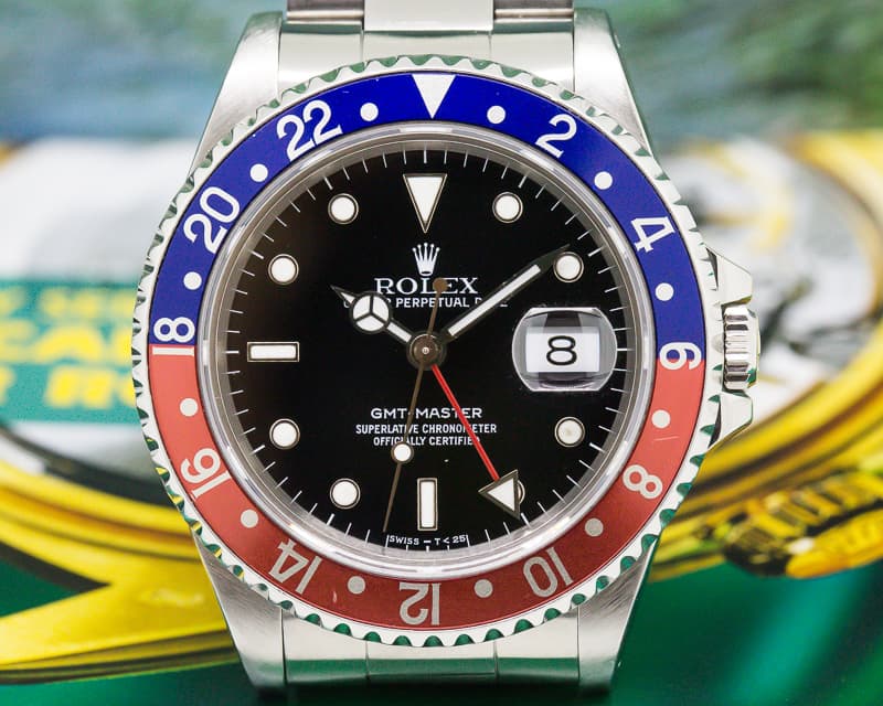 Rolex 16700 GMT Master Red / Blue Pepsi Bezel FULL SET