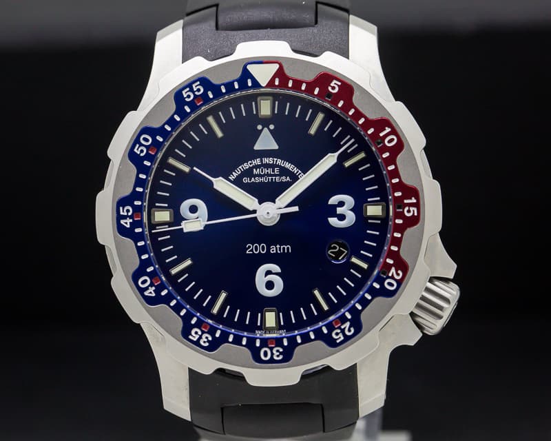 Mühle-Glashütte Rasmus 2000 Blue Dial