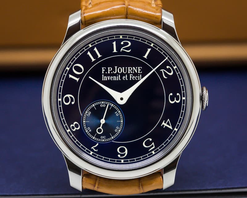 F. P. Journe Chronometre Bleu Tantalum Blue Dial 