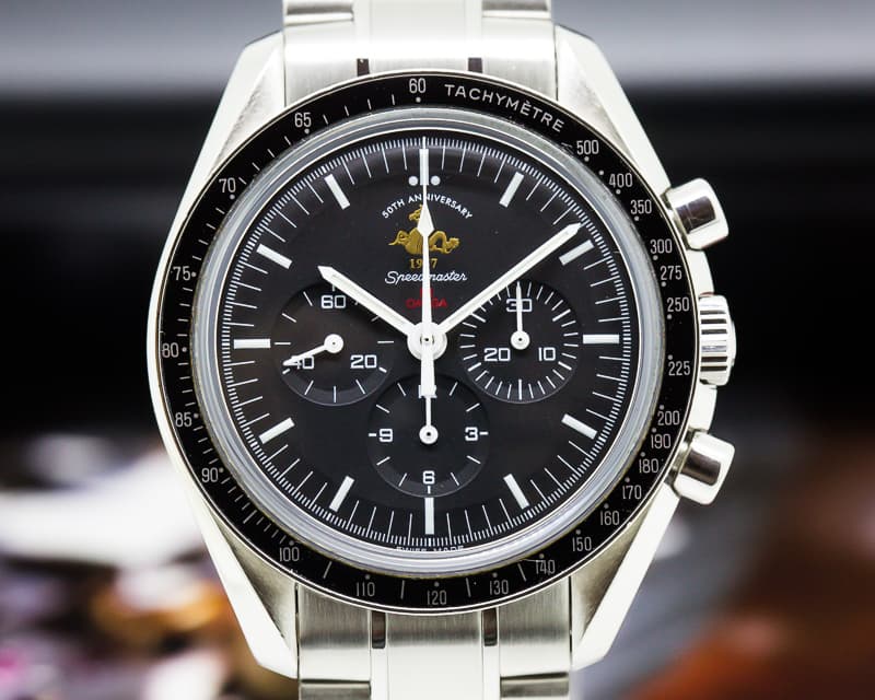 Omega Speedmaster Chronograph Black Dial '50th Anniversary' LIMITED
