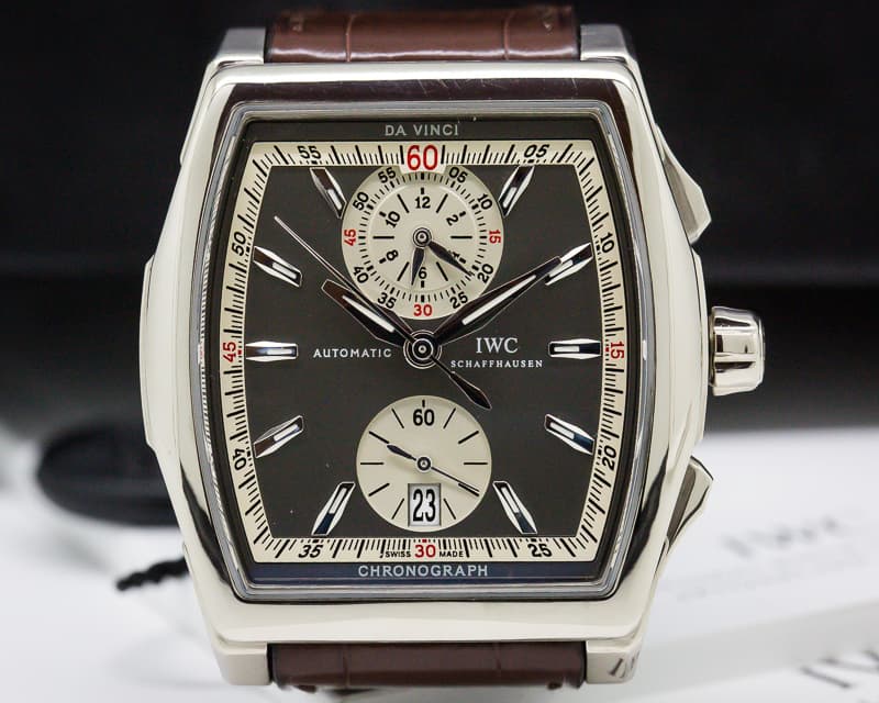 IWC Da Vinci Flyback Chronograph 18K White Gold  