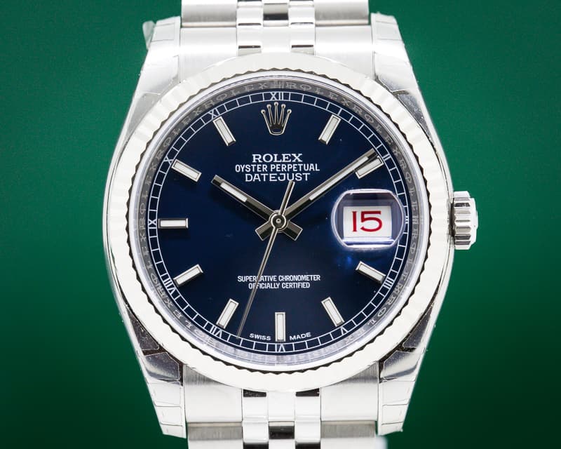 Rolex Datejust SS Jubilee Blue Dial UNWORN