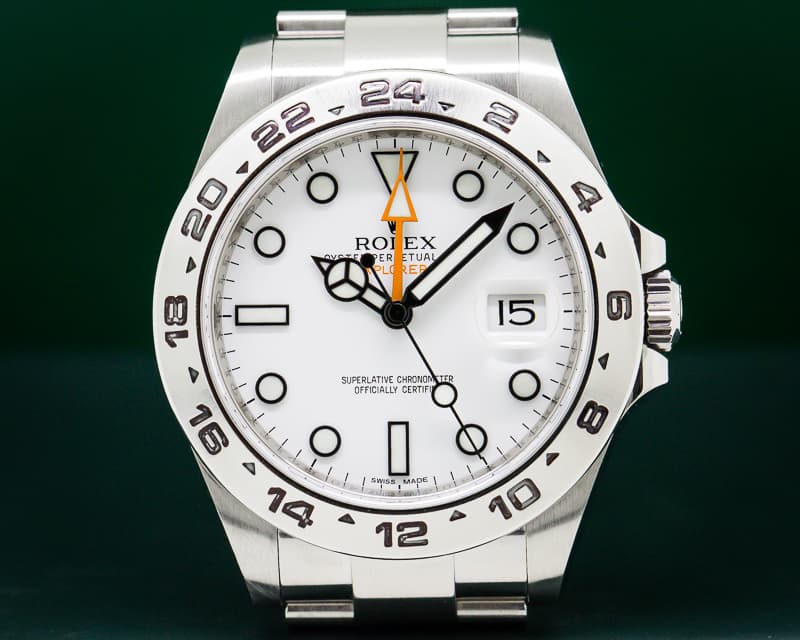 Rolex Explorer II White Dial SS / SS