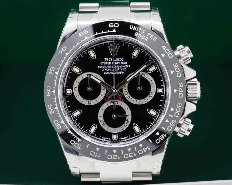 Rolex Daytona Ceramic Bezel SS / Black Dial UNWORN