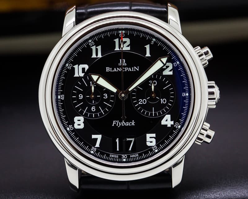 Blancpain Flyback Chronograph Big Date SS Black Dial 40MM
