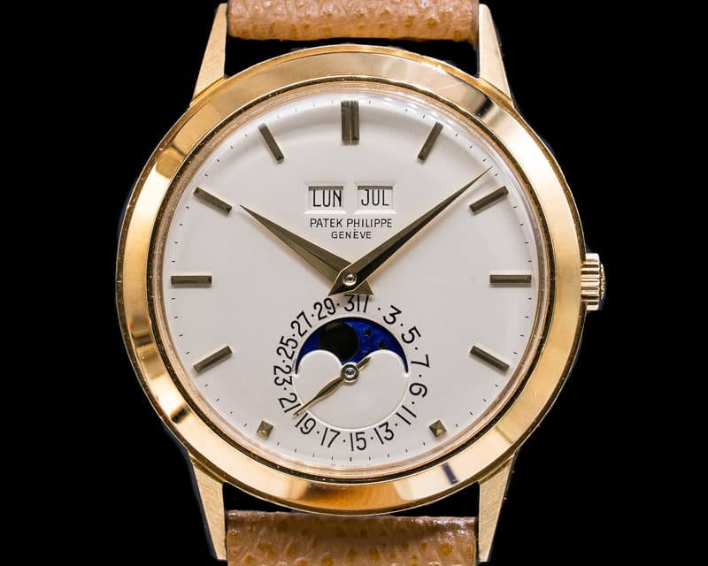 Patek Philippe 3448 Perpetual Calendar Yellow Gold 1975 UNPOLISHED