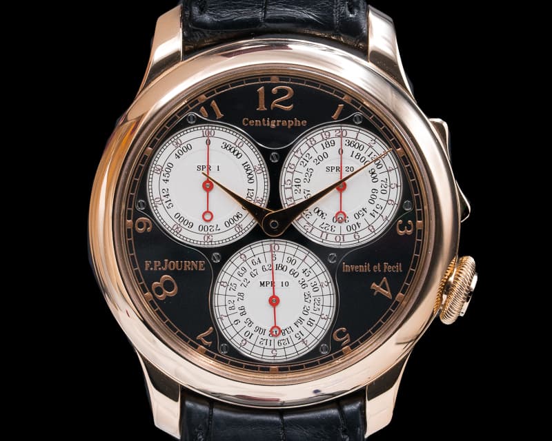 F. P. Journe Centigraphe Souverain BOUTIQUE EDITION 18K Rose Gold / Black Dial