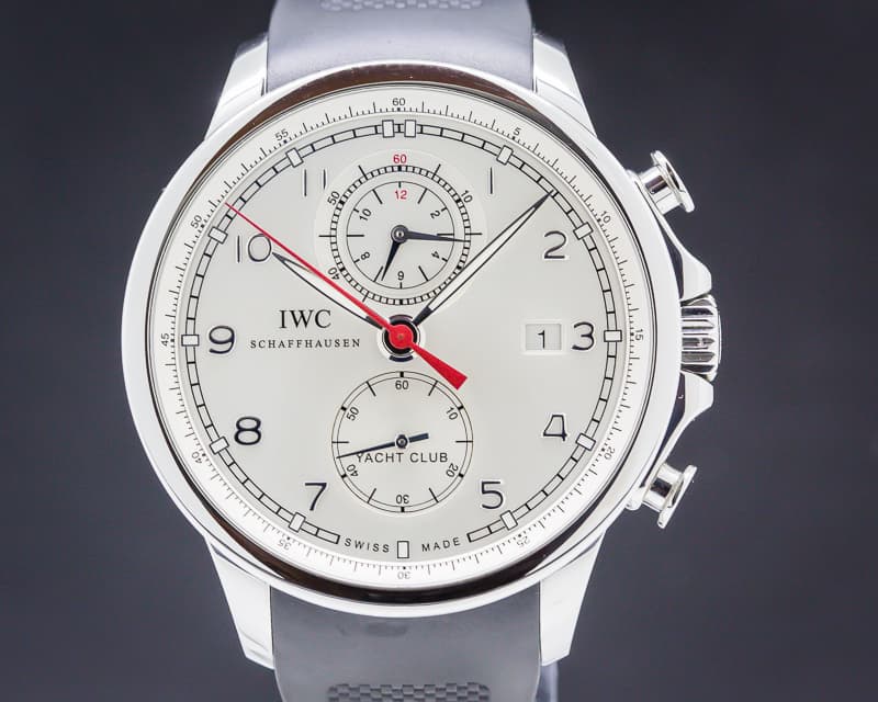 IWC Portuguese Yacht Club Flyback SS Silver Dial 