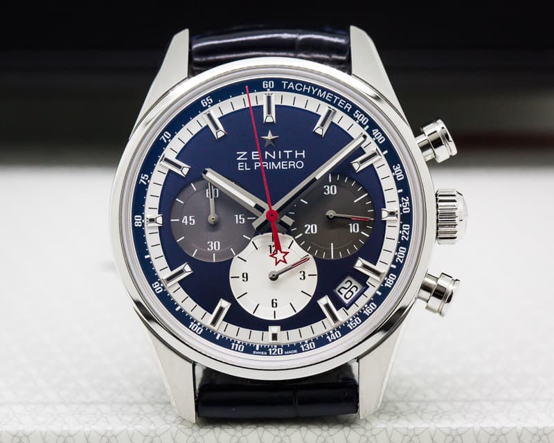 Zenith El Primero Chronomaster  38mm Blue Dial 